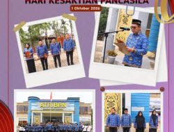 Kantah Kabupaten Landak Laksanakan Upacara Hari Kesaktian Pancasila