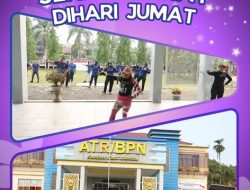 Jaga Kebugaran, Kantor Pertanahan Kabupaten Landak Laksanakan Senam Sehat Jumat
