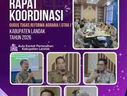 Kantah Kabupaten Landak Laksanakan Rapat GTRA