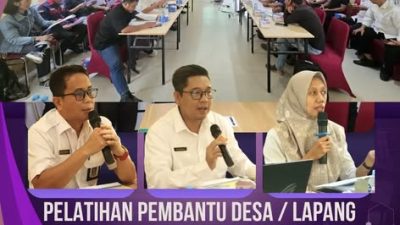 Dukung Pengumpulan Data Informasi P4T, Kantah Kabupaten Landak Laksanakan Pelatihan Pembantu Desa
