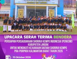 PERKEMI Kabupaten Landak berpartisipasi dalam Kejuaraan Daerah Shorinji Kempo Pra-PORPROV
