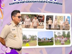 Pimpin Apel Pagi, Kakantah Kabupaten Landak Sampaikan Pentingnya Jaga Kedisiplinan